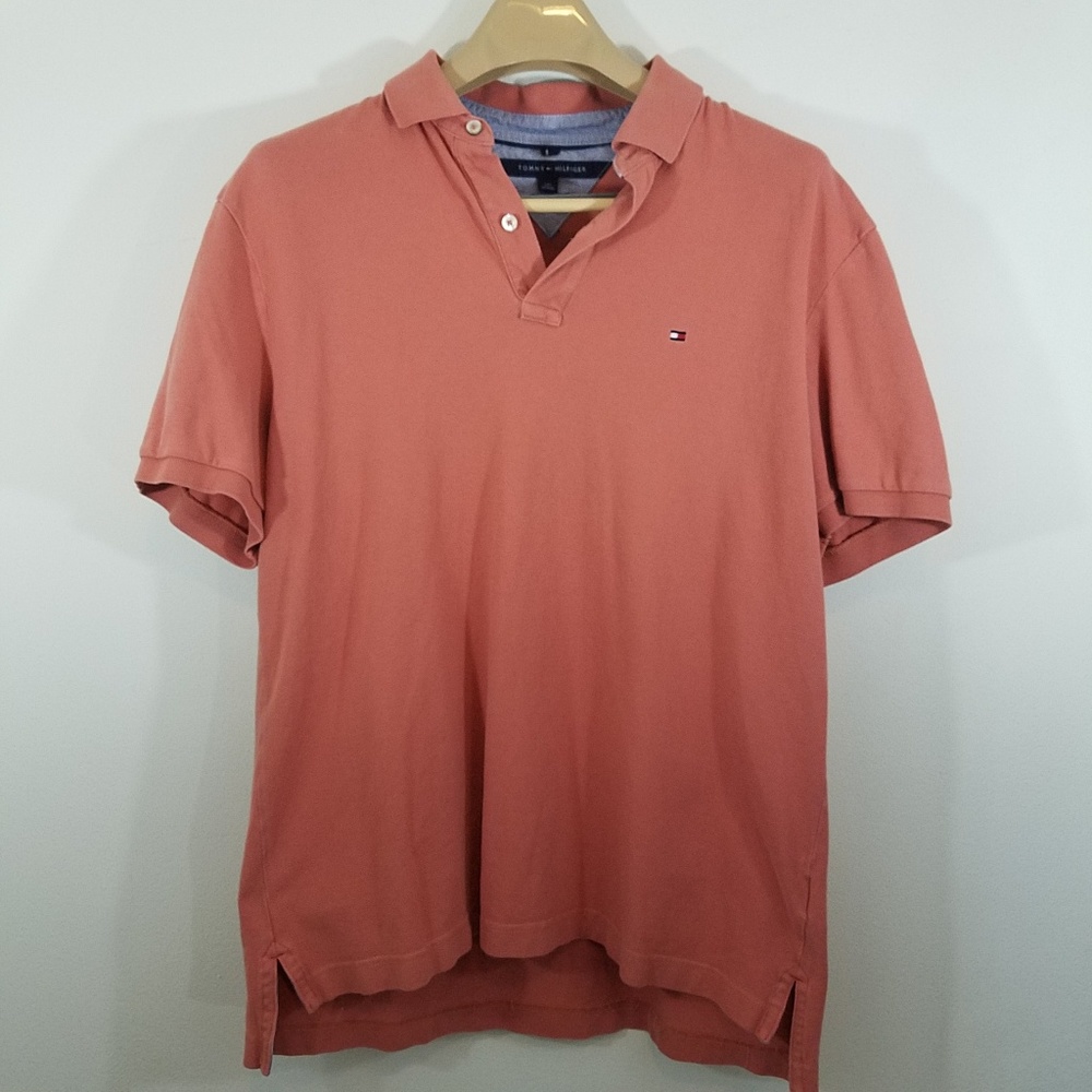 Tommy Hilfiger Polo Classic Fit Coral 2/15 Size L